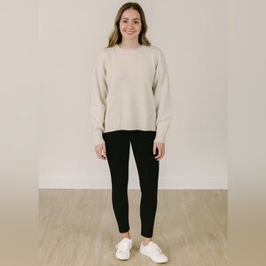 Maje Thick Knit Black Legging Tights Viscose Blend Size 2